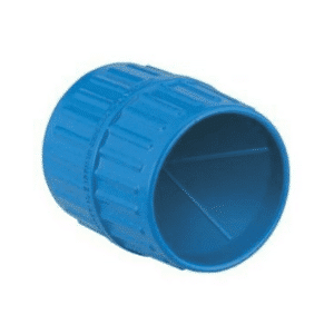 Imperial 208-FSP Inner/Outer Reamer and Deburring Tool, a handheld tool with a rotating head featuring blades for removing burrs from both the inside and outside of pipes and tubing, commonly used in HVAC/R and plumbing.